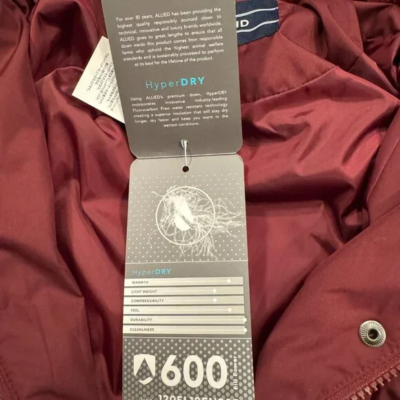 Land's End Women's Max 600 Down Puffer Coat NEW - Picture 11 of 13